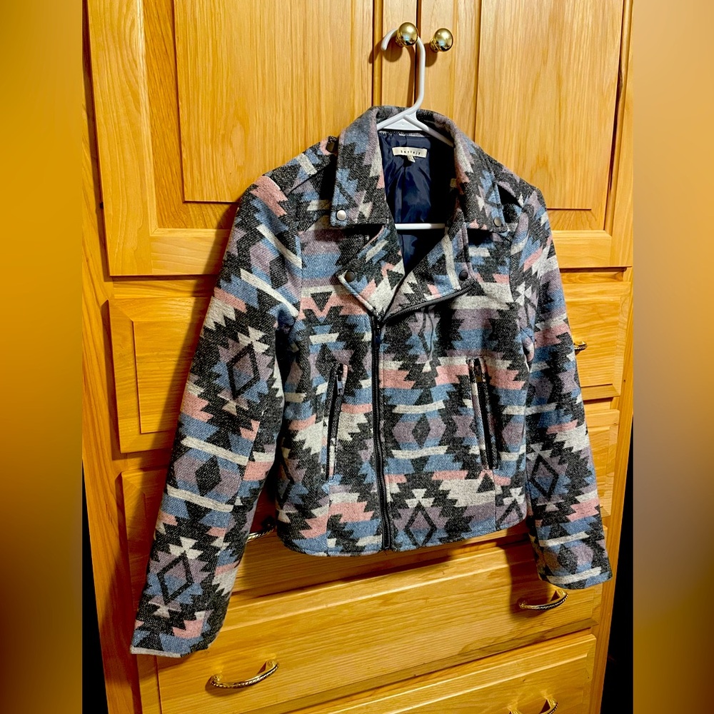 Aztec zip up jacket